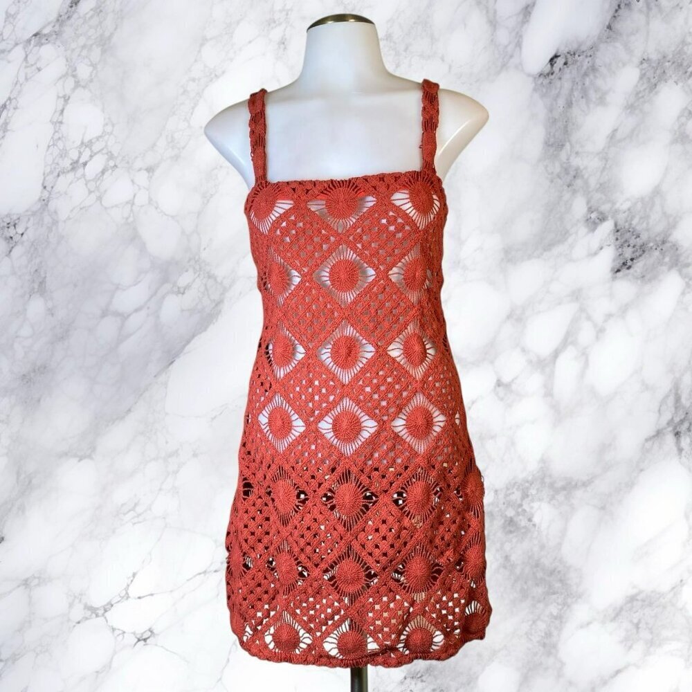 House of Harlow 1960 X Revolve Sylvie Mini - Rust Brown - Picture 2 of 12